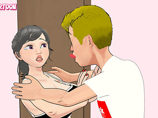 Stepbrother Ethan's Good Morning Kiss