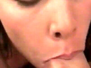 Beautiful babe loves to deepthroat