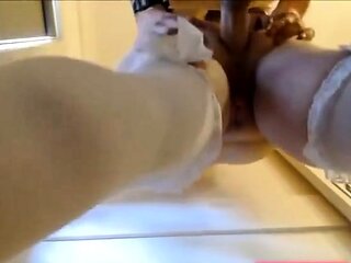 Anal Destruction in the Air - French Amateur Style