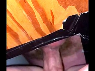 Gloryhole gives amateur babe a hot blowjob