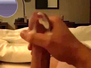 Cumshot in the hotel