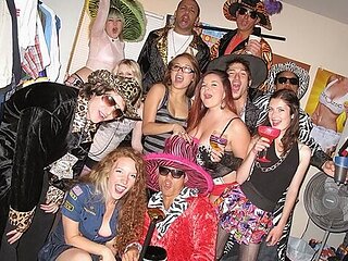 Good sex party with awesome girlfriends Flower and Kash