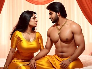 Moms giving lessons on anal pleasure with Mango Bhabhi