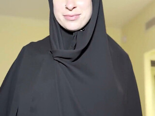 Real Hijab Wife Picked up and Slutted Out