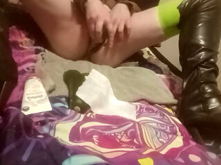 Bitchboyass does it this time with a zucchini