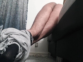 Love to stand while getting my ass open like that try me once baby