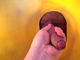 Gloryhole Deep Blowjob and Swallow