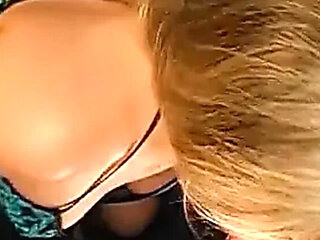 Blonde Bombshell Taranee Devil Takes Deep Throat and Hard Gangbang Pounding