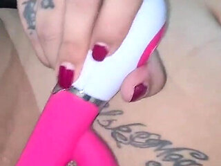 My Stepbrother Caught Me Playing with My Pussy