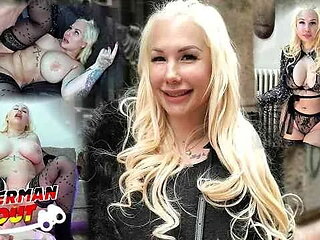 Round Ass and Big Tits Blonde Bombshell Kyra Hot - Pickup for Rough Casting F...