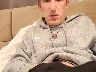 Skinny Lad with Tight Arse Massive Cock