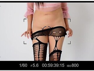 I Try On Stockings And You Can See My Vagina // Behind The Scenes