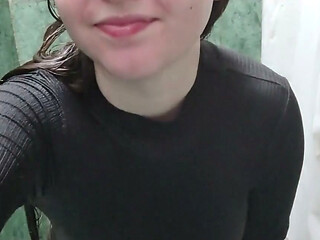 I forgot to take off my clothes and I washed my hair with my jeans and t-shirt on.