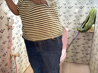 You found a Video where your Big Ass & Big Tits Naked Stepmom shower in Toilet! Your next actions?