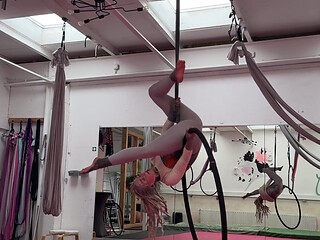 Do You Like My Dance on the Aerial Hoop for You?
