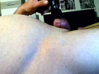 pumped cock cums