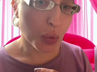 Asmr Bursting Bubblegum Bubbles - Asmr, Bubble Gum Fetish, Eye Glasses Fetish, Lip Fetish