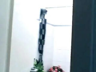 Sexy German MILF plays with her juicy pussy in the shower