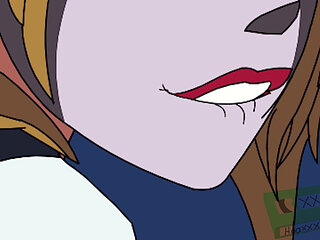 Catwoman and Harley Quinn Assworship