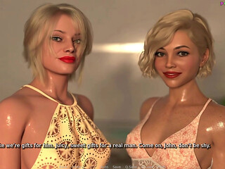 My Hotwife by Cuck Games - Threesome with the Hubby Crossdressed, Cum Eating Husband 23