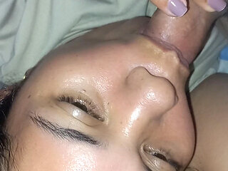 Excellent Blowjob From My Girlfriend, She Sucks It Tenderly