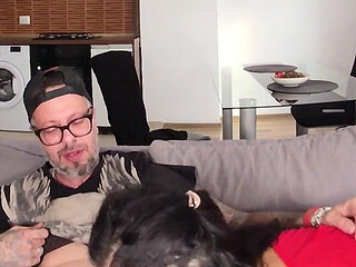 First Threesome for Andra Brazil