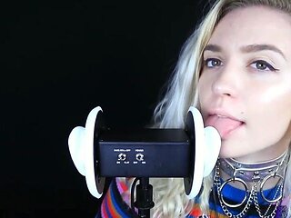 Rose ASMR - No Hands ear licking