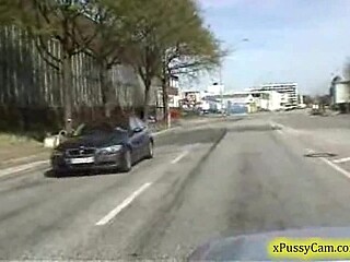Public slut gets a dirty lesson