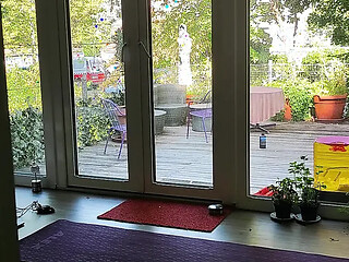 Yoga Princess gets a surprise bonk