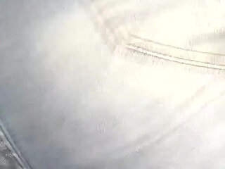 Ass Jeans Teasing, Pee in Jeans