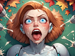 Autumn Milk Squeeze: Robot's Pleasure Eruption
