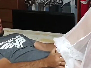 Masturbating in Front of My Stepsister.