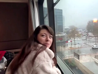 A Beautiful French Girl Gets Fucked In The Snow In Paris !!!