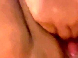 WildEnglishBBW sucking my nipples solo play squirting