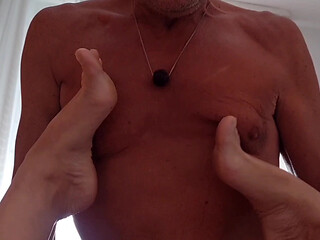 Mature Blonde Wife Naked in the Morning