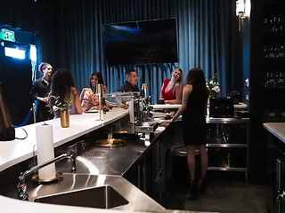 Lets Post It - Hotel Bartender Get Pounded in the Bathroom POV