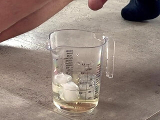 Piss and Cum in a glas