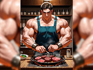 Ai Muscle Hunks Cooking