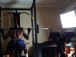 Leg Day Workout from yesterday Jeremiah McPherson aka Hallelujah Johnson