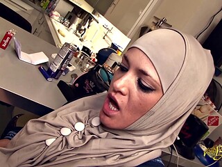 Lana Fevers Hijab-Covered Anal Pounding