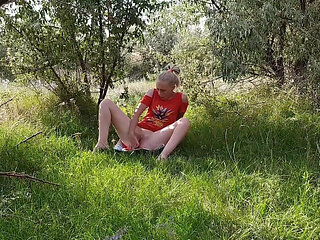 Went for Berries and Decided to Masturbate in the Forest
