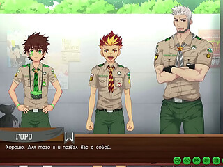Game: Friends Camp, Way 2, Episode 39 - Walking around the city (Russian voiceover)