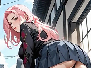Trans Girls and Femboys Playing with Their Magic Dildos Deep in Their Asses - Hentai Animation Trans Part 2