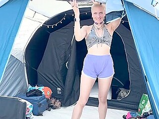 Amateurs And Deutsche Amateure In Amateur Milf Schnuggie Naughty Fuck In Camping Tent During Festival German
