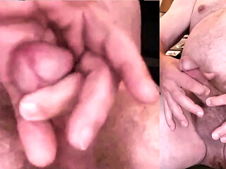 slo motion ejaculation on my thigh long form