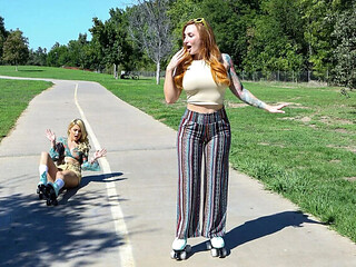 Skater Girl Nicole Nichols Teaches Sophia Locke Pussy Licking  Big Tits Lesbian Experience