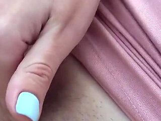 Hot Masturbation in Forest