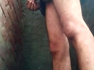 The hot guy showed off the whole.