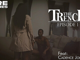 Tall and tempting Cadence Jones gets her tight pussy stuffed in high heels