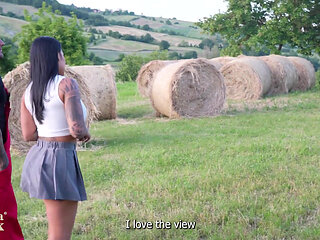 Colombian Tourist Fucks Italian Farmer on a Tractor - Mariana Martix & Luca Peracchi